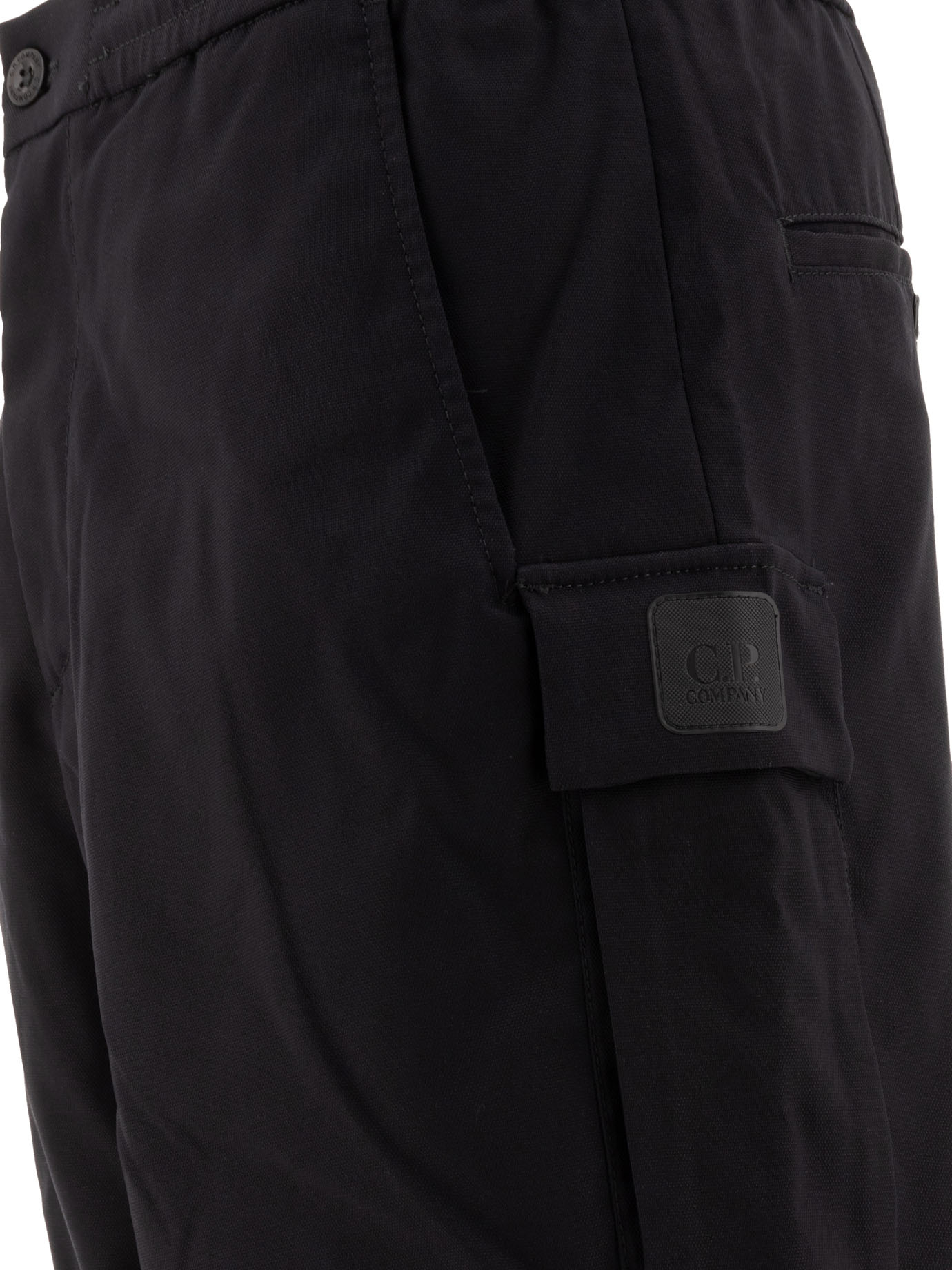 C.P. COMPANY Black   The Metropolis Series Technical Panama Cargo trousers